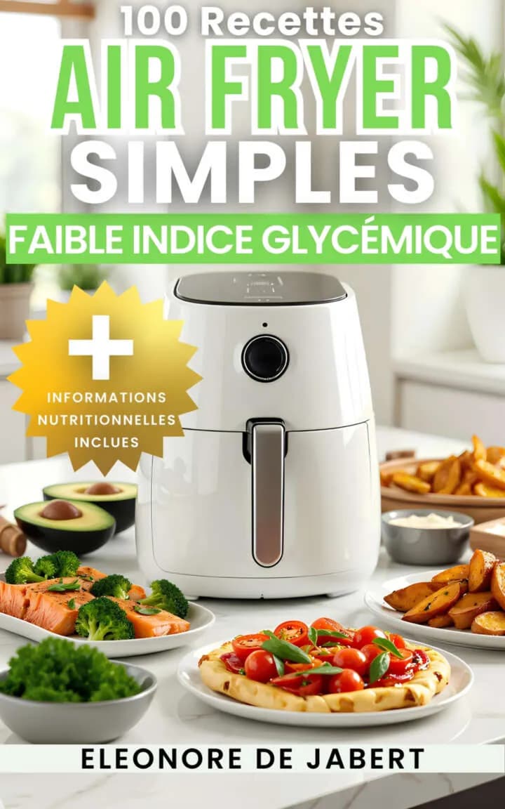 Couverture — 100 Recettes AirFryer à Index Glycémique Bas