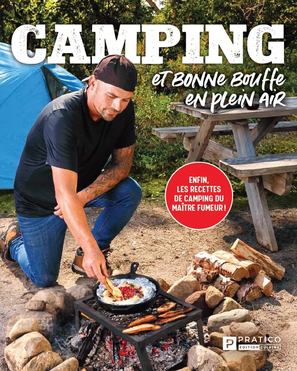 Couverture — Camping et bonne bouffe en plein air — Micael Béliveau