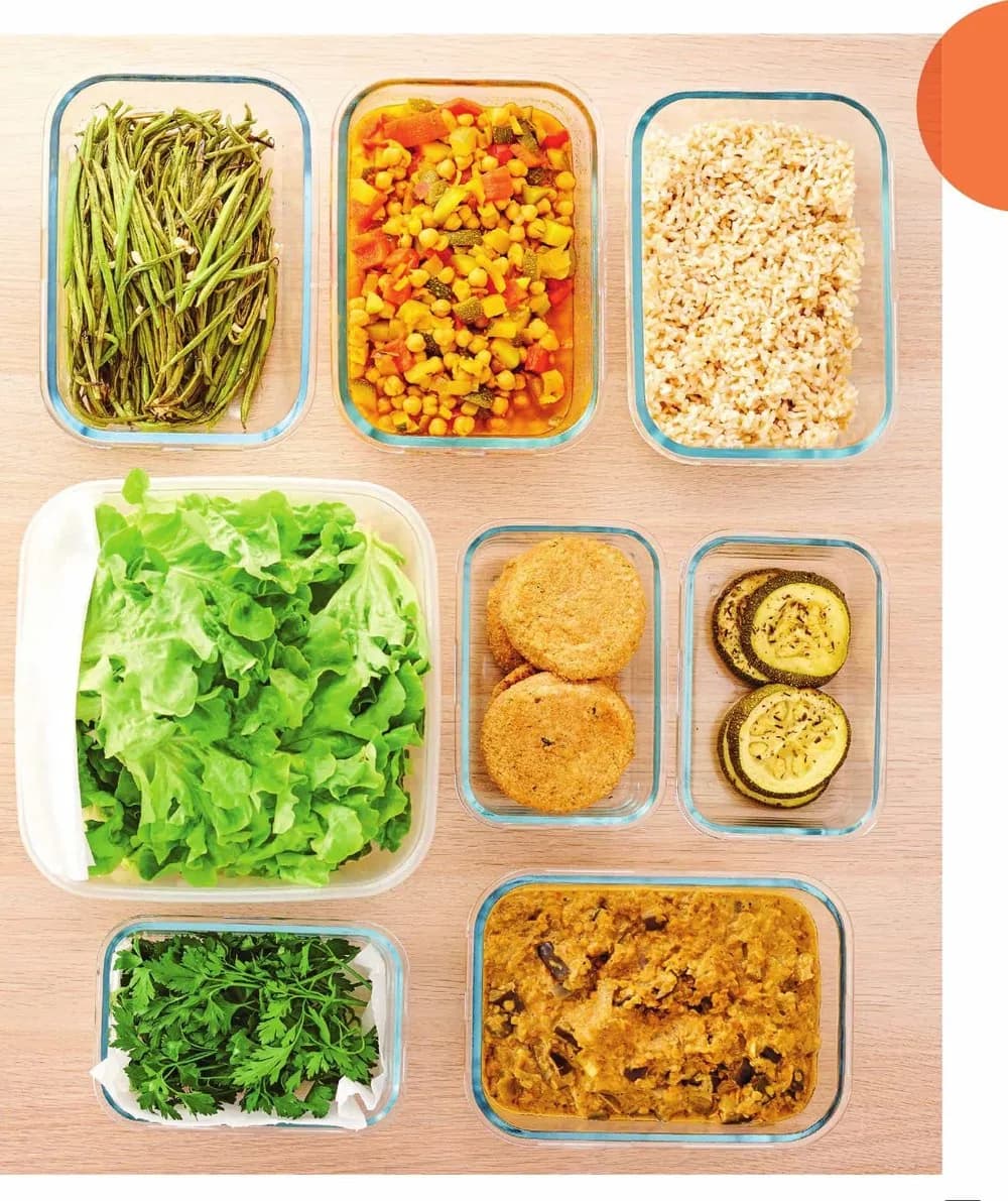 En 2H je cuisine Veggie pour toute la semaine