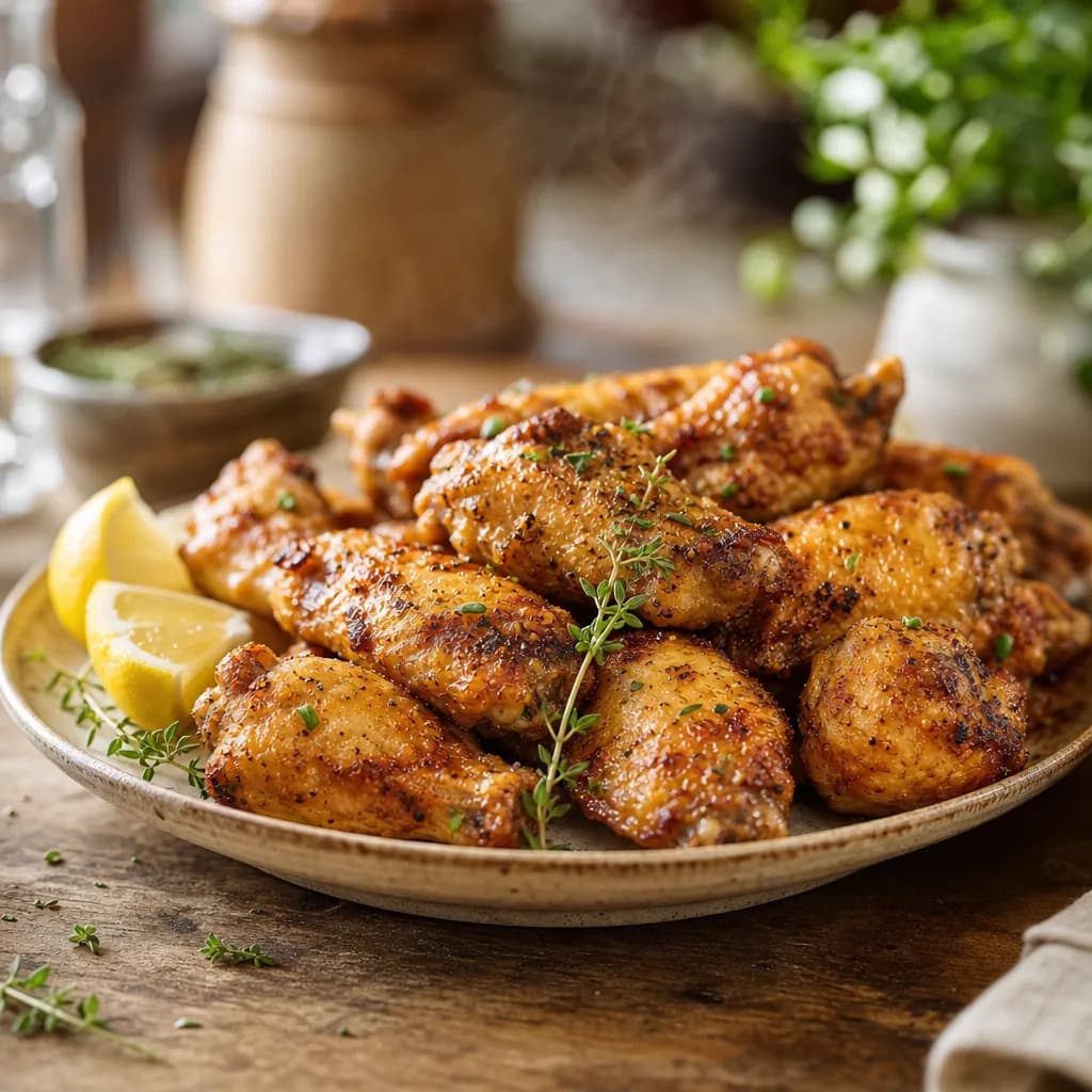 Ailes de poulet croustillantes à l'air fryer