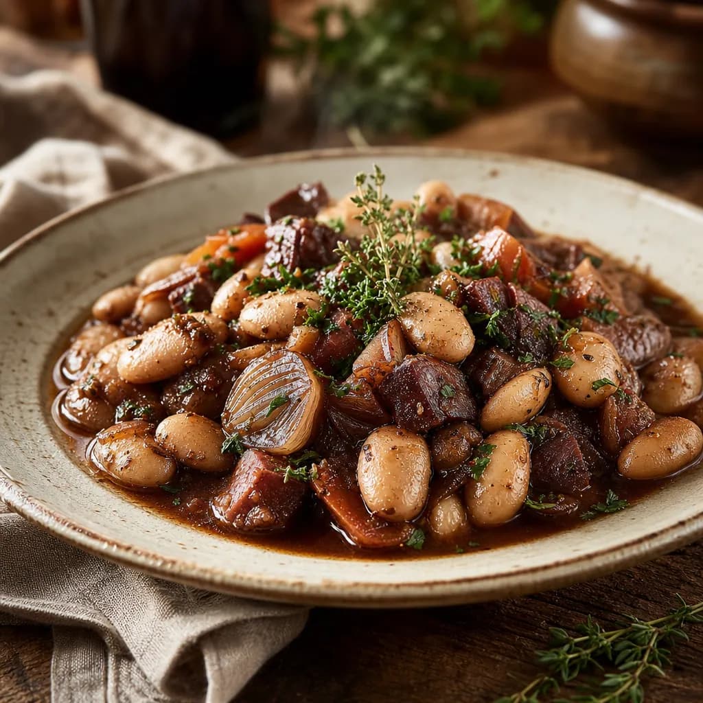 Bines à la bière noire