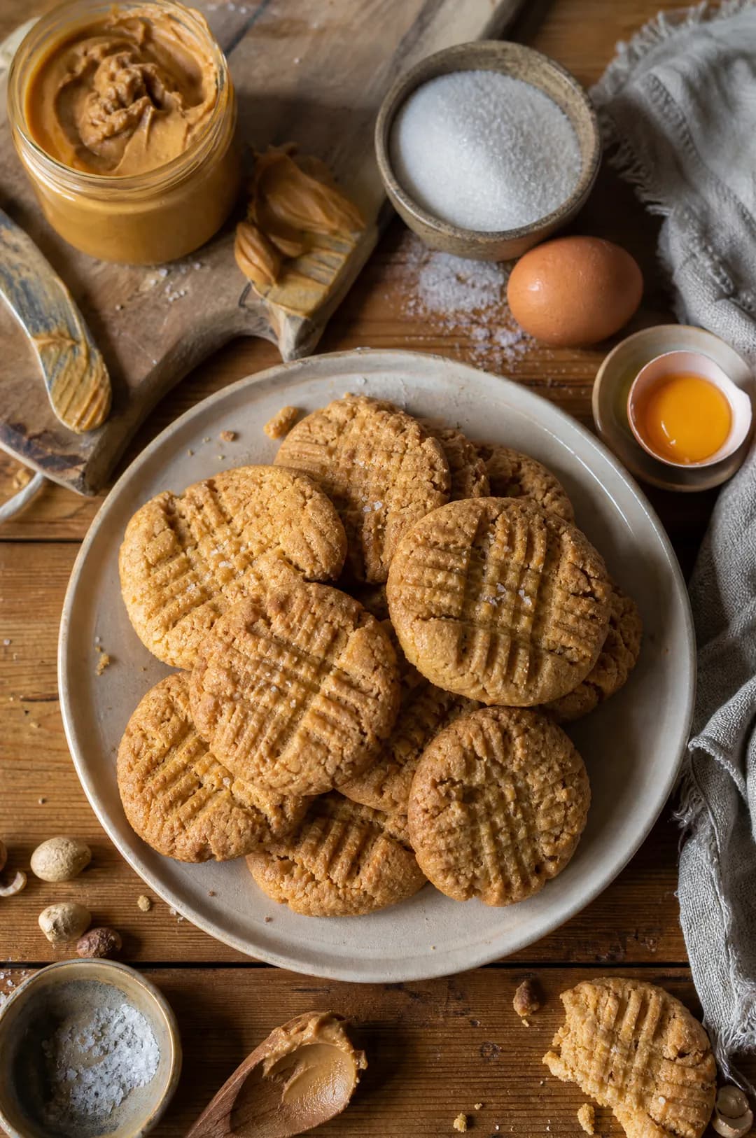 Biscuits au beurre de cacahuète