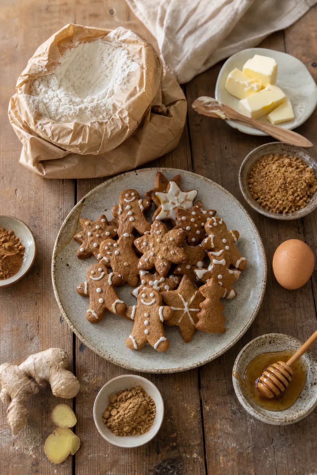 Biscuits au gingembre (Gingerbread)