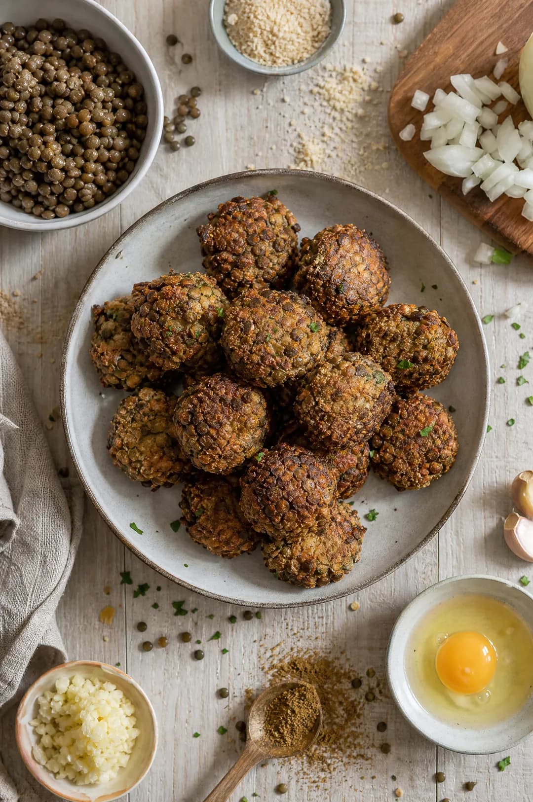 Boulettes de Lentilles Croustillantes