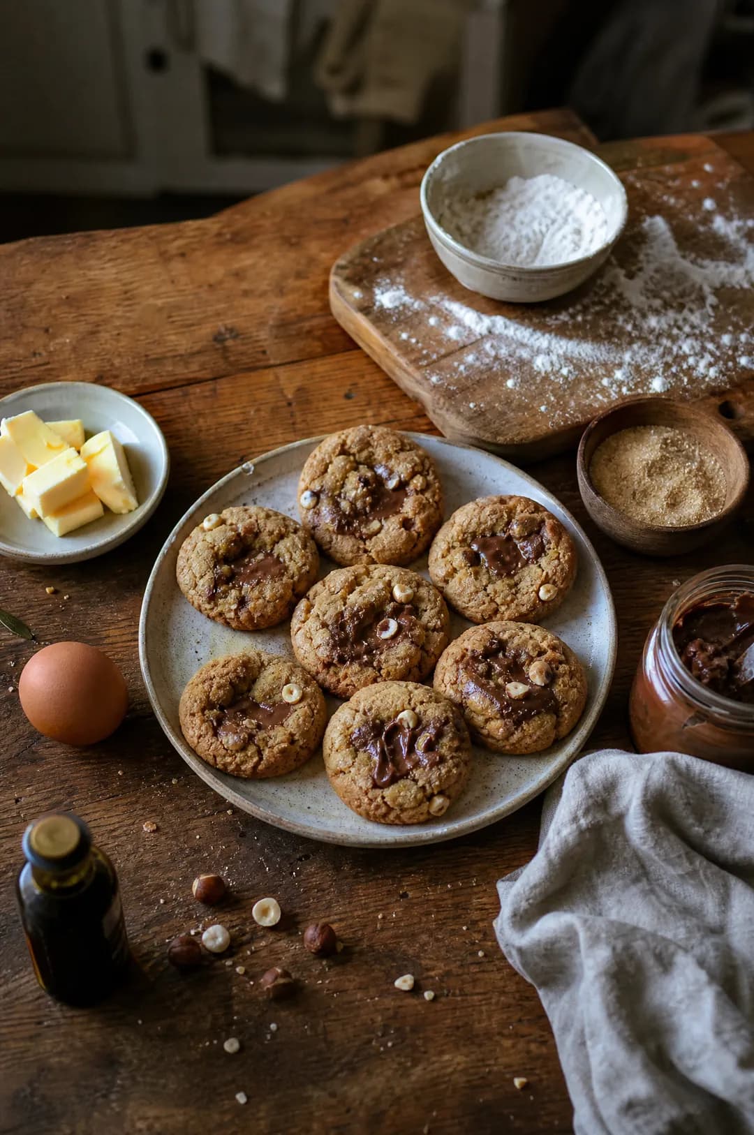 Cookies PATE A TARTINER NOISETTE cœur fondant
