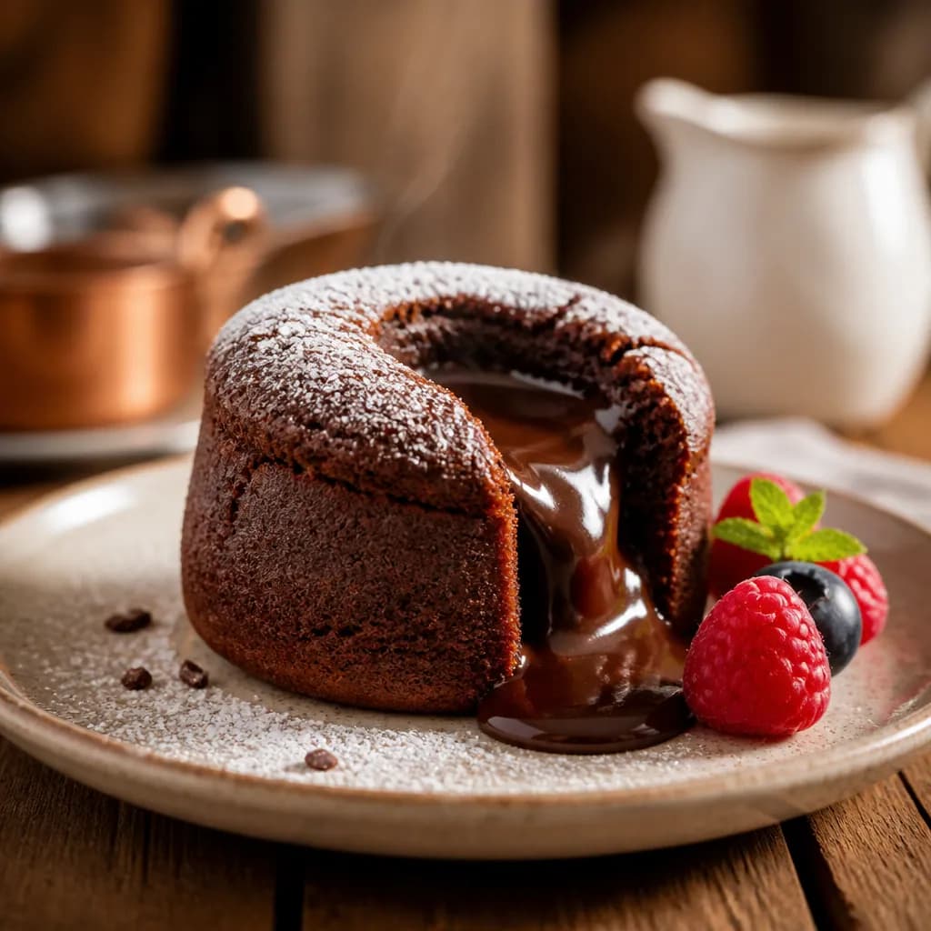 Fondant au chocolat cœur coulant