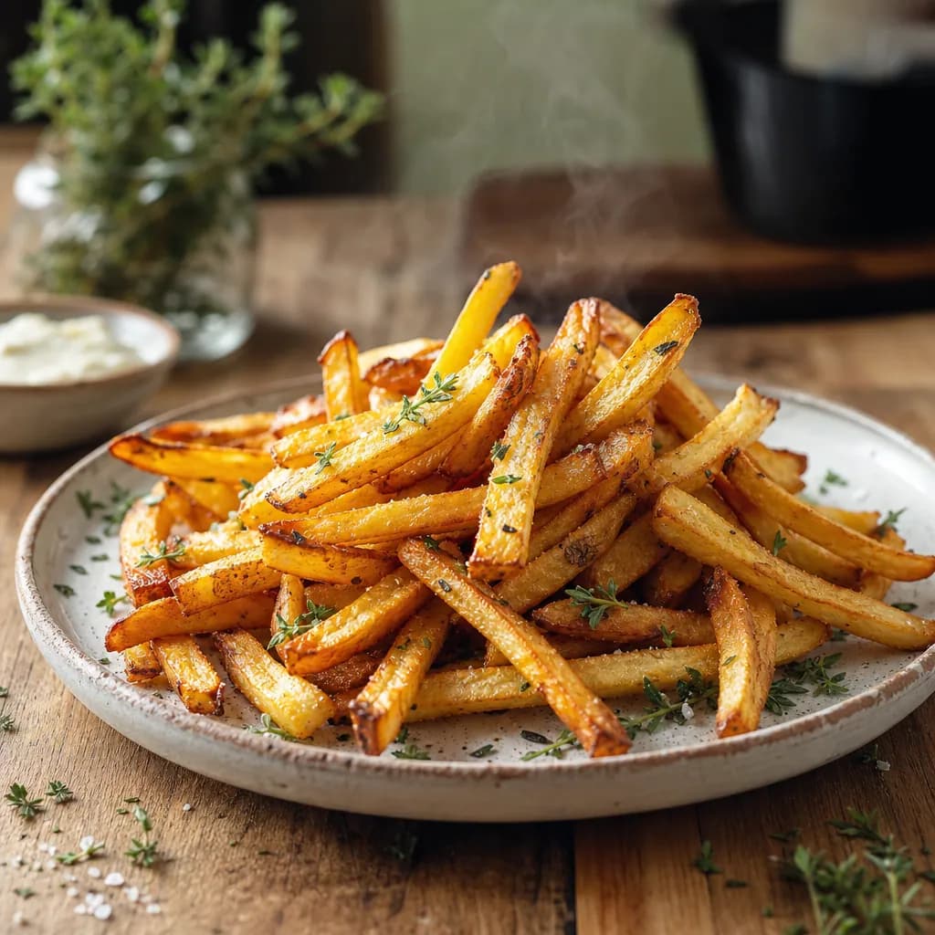 Frites maison croustillantes à l'air fryer