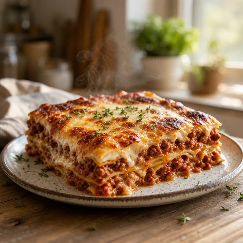 Lasagnes à la bolognaise