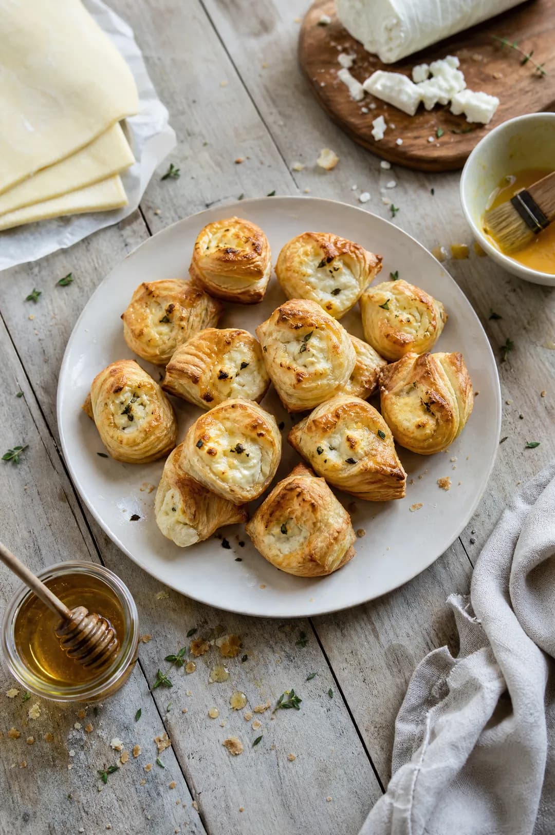 Mini-Feuilletés au Fromage de Chèvre