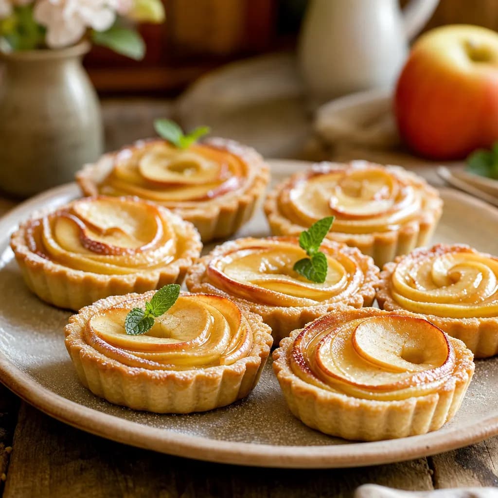 Mini-tartelettes aux pommes de la dînette