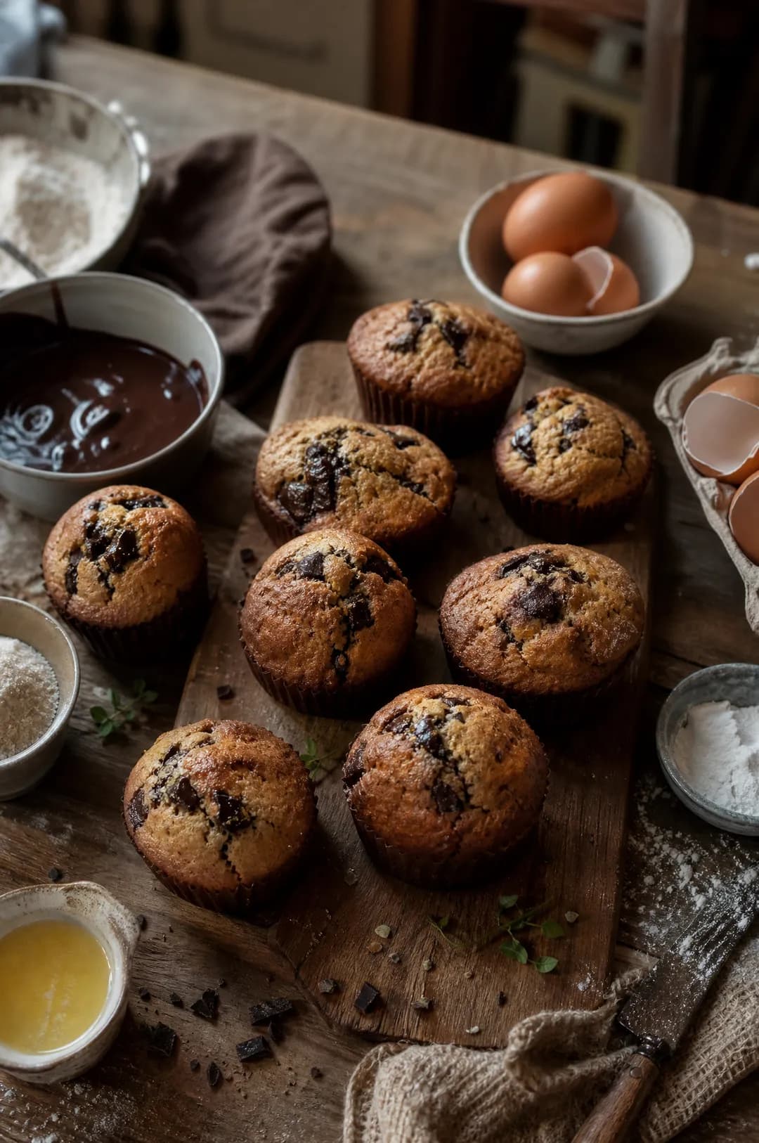 Muffins au chocolat