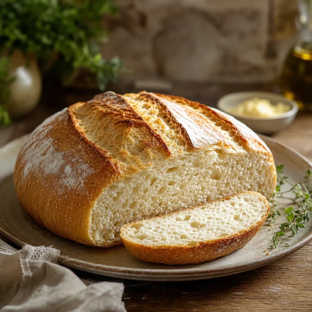 Pain blanc traditionnel maison