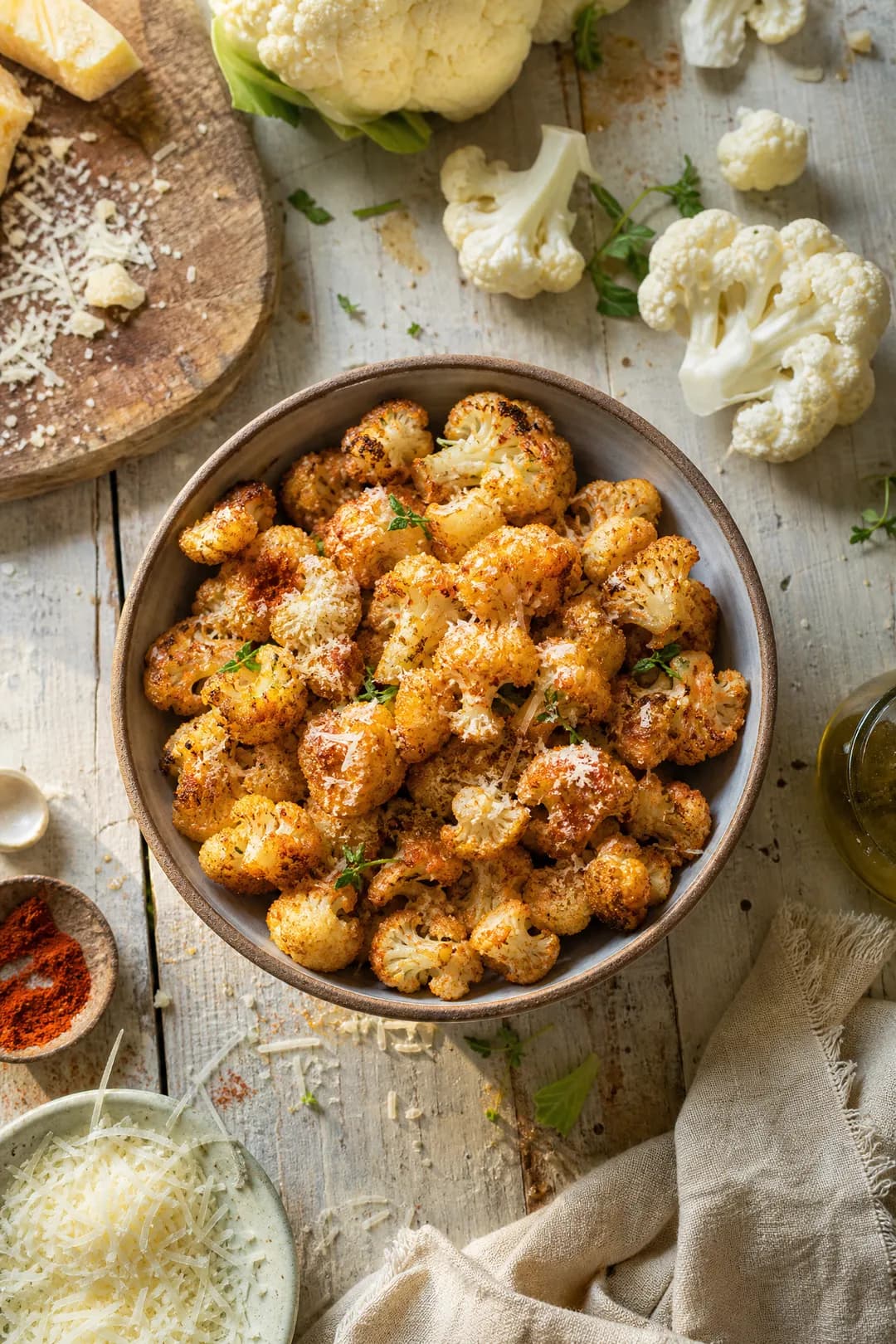 Popcorn de Chou-Fleur au Parmesan