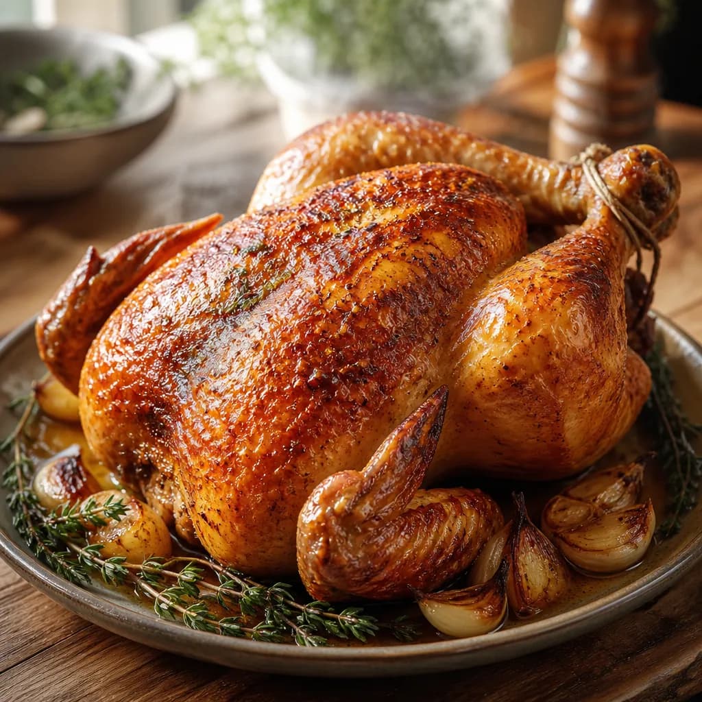 Poulet rôti croustillant à l'Airfryer
