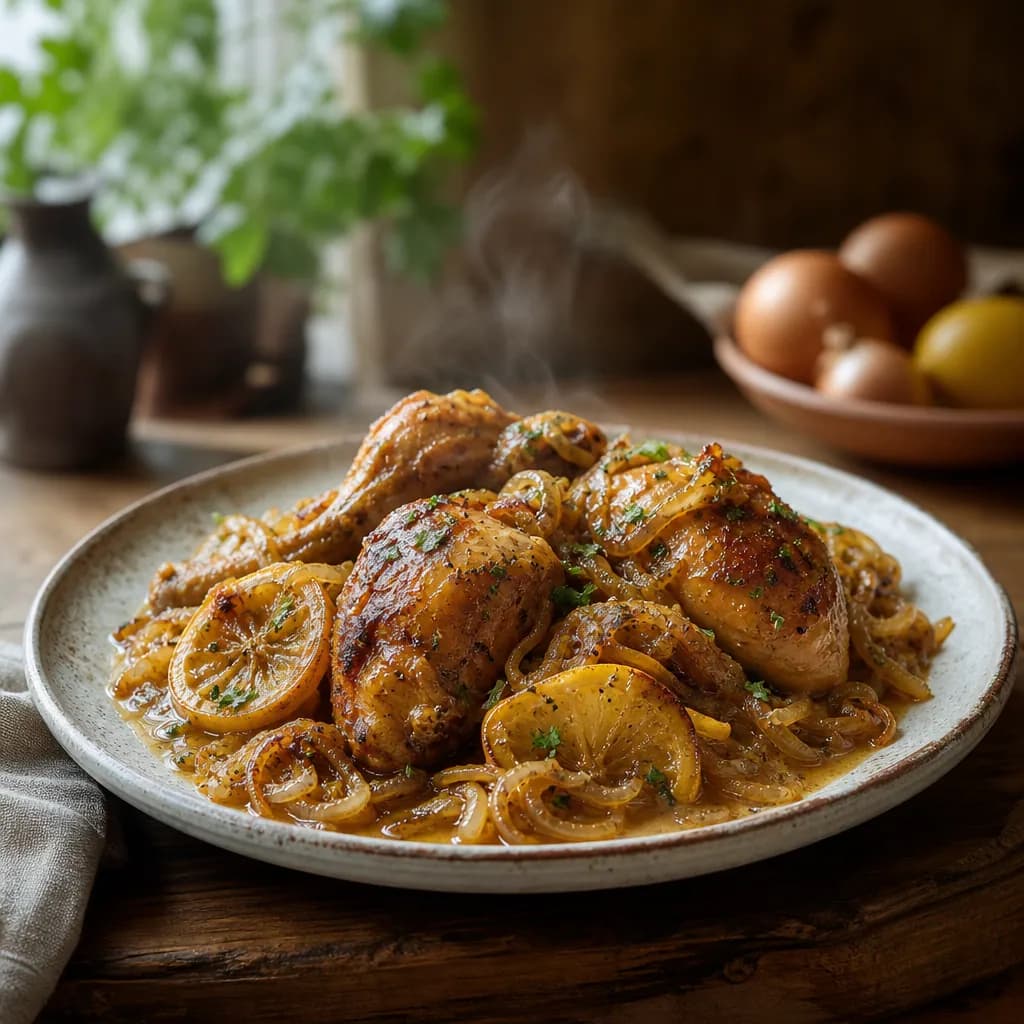 Poulet Yassa sénégalais