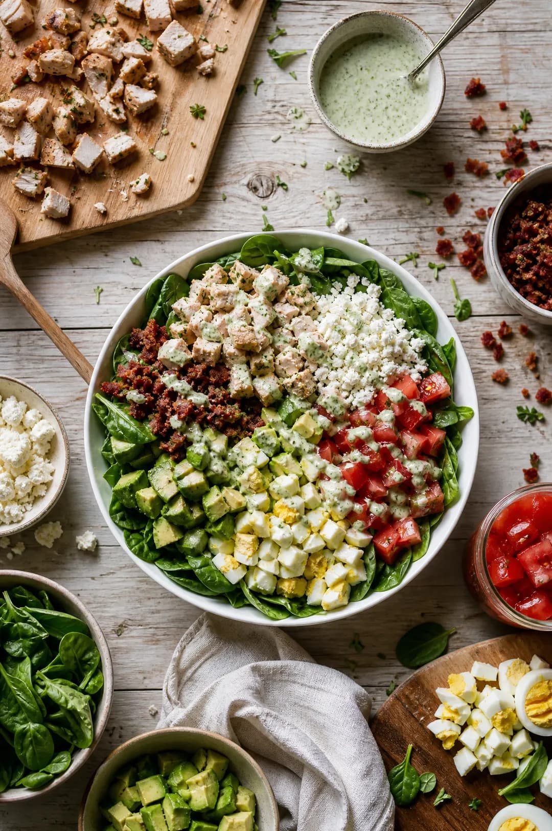 Salade Cobb grecque