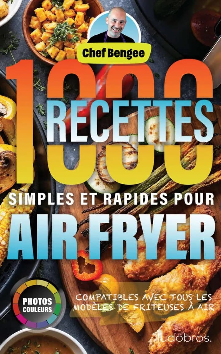 Couverture — 1000 Recettes simples et Rapides pour Air Fryer
