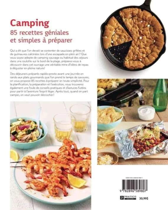 Couverture — Camping : 85 recettes géniales et simples à préparer