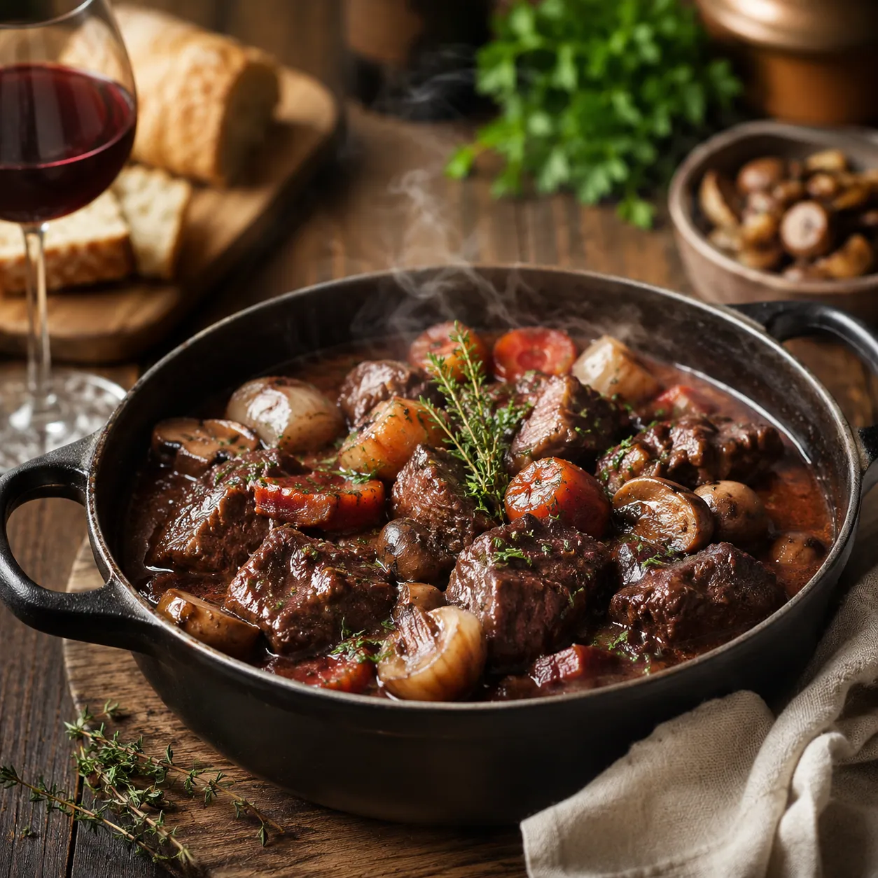 Bœuf bourguignon traditionnel