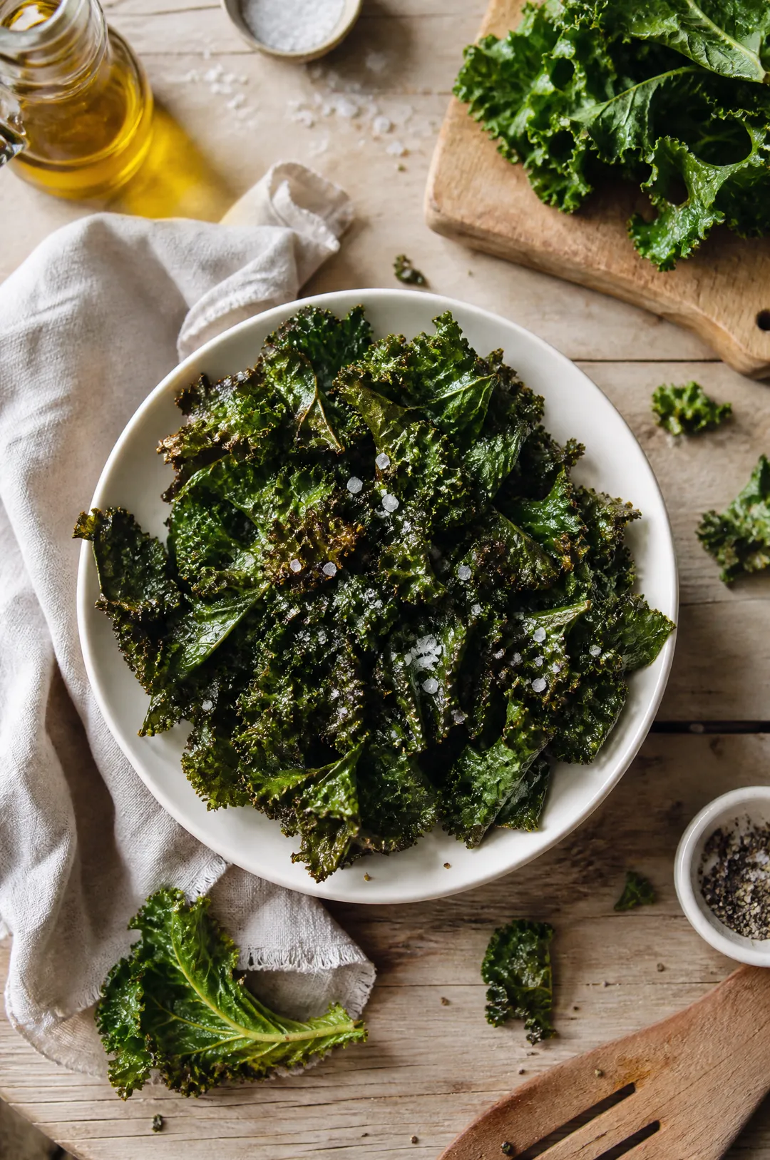 Chips de Kale au Sel Marin