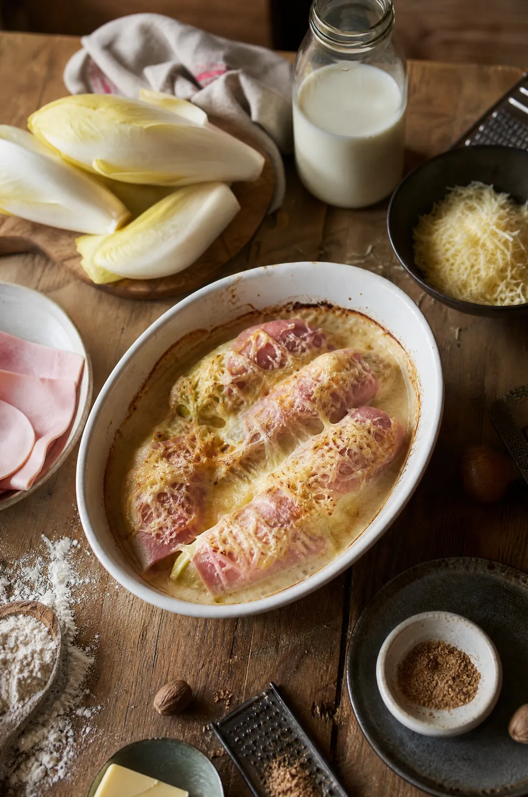 Endives au jambon