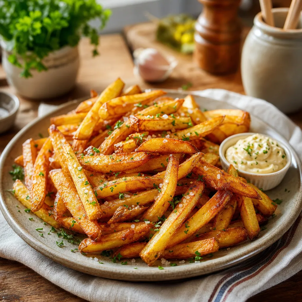 Frites maison ultra croustillantes à l'Air Fryer