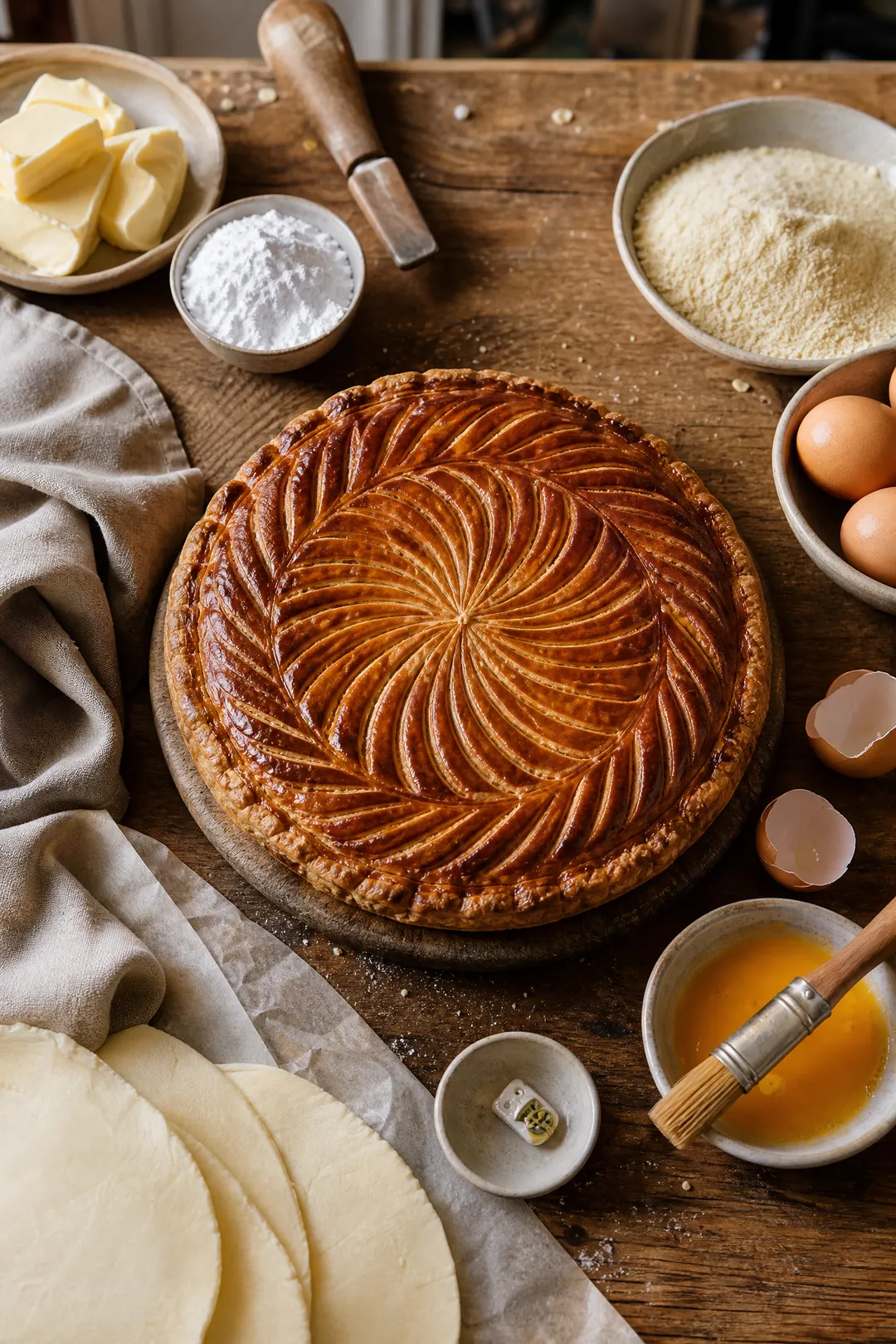 Galette des rois à la frangipane