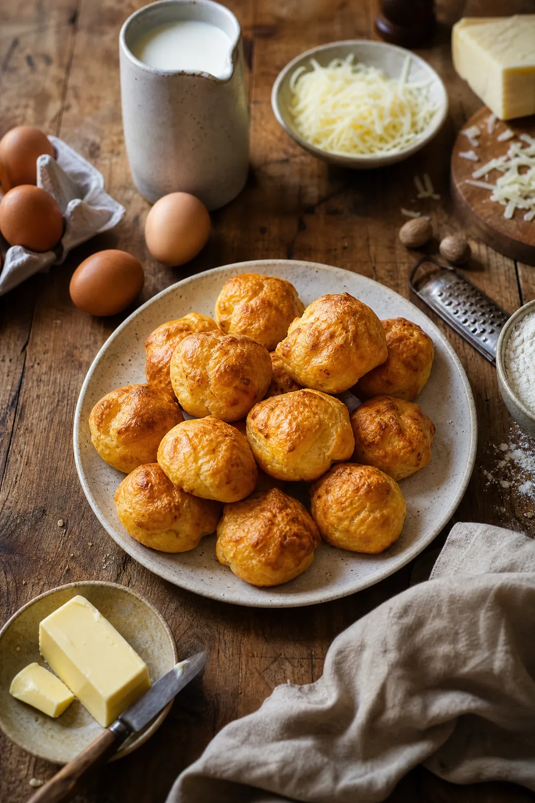 Gougères au comté