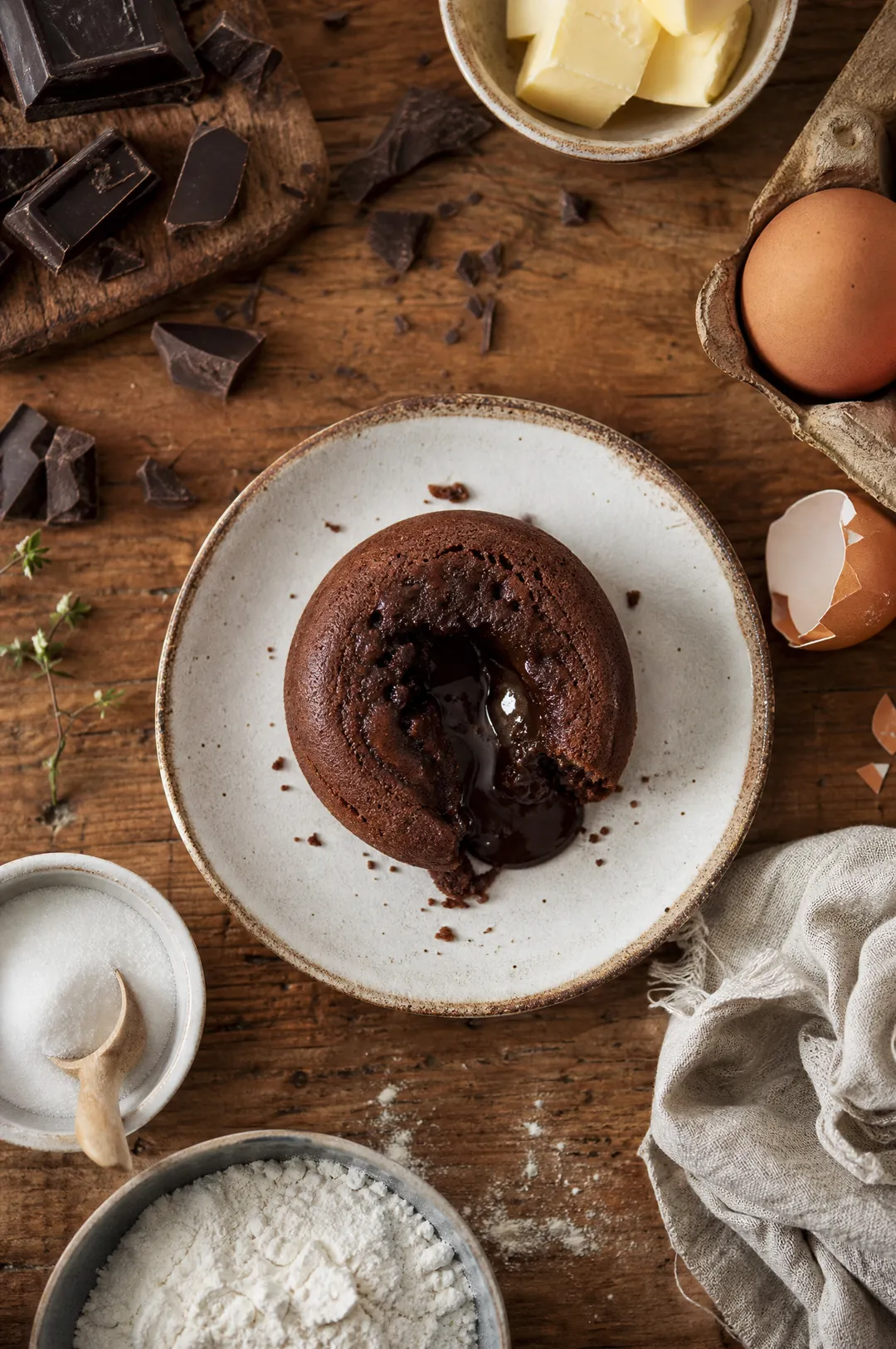 Moelleux au chocolat cœur coulant