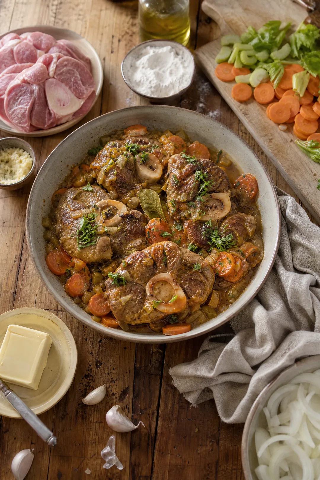 Osso buco à la milanaise