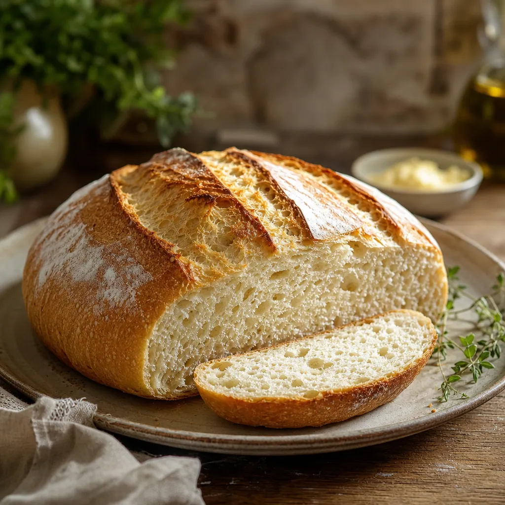 Pain blanc traditionnel maison
