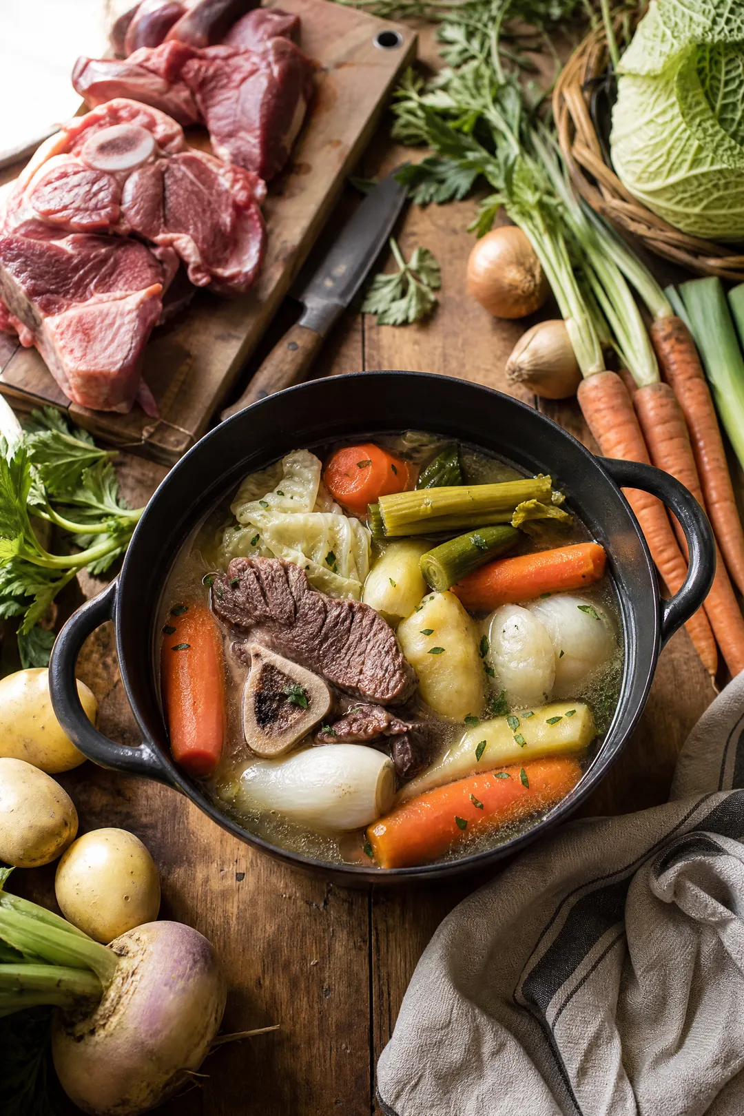Pot-au-feu au micro-ondes