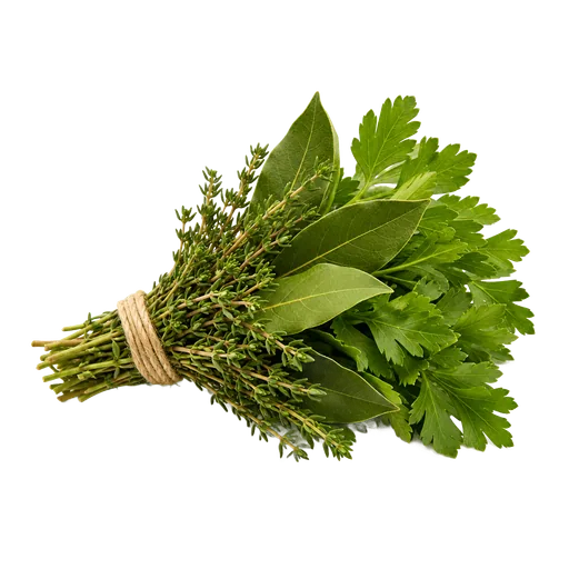 Bouquet garni (thym, laurier, persil)