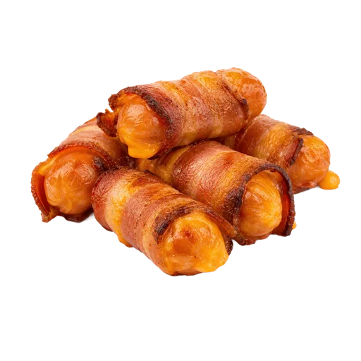 Saucisses cocktail bacon et cheddar
