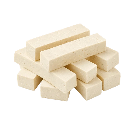 tofu ferme coupé en bâtonnets